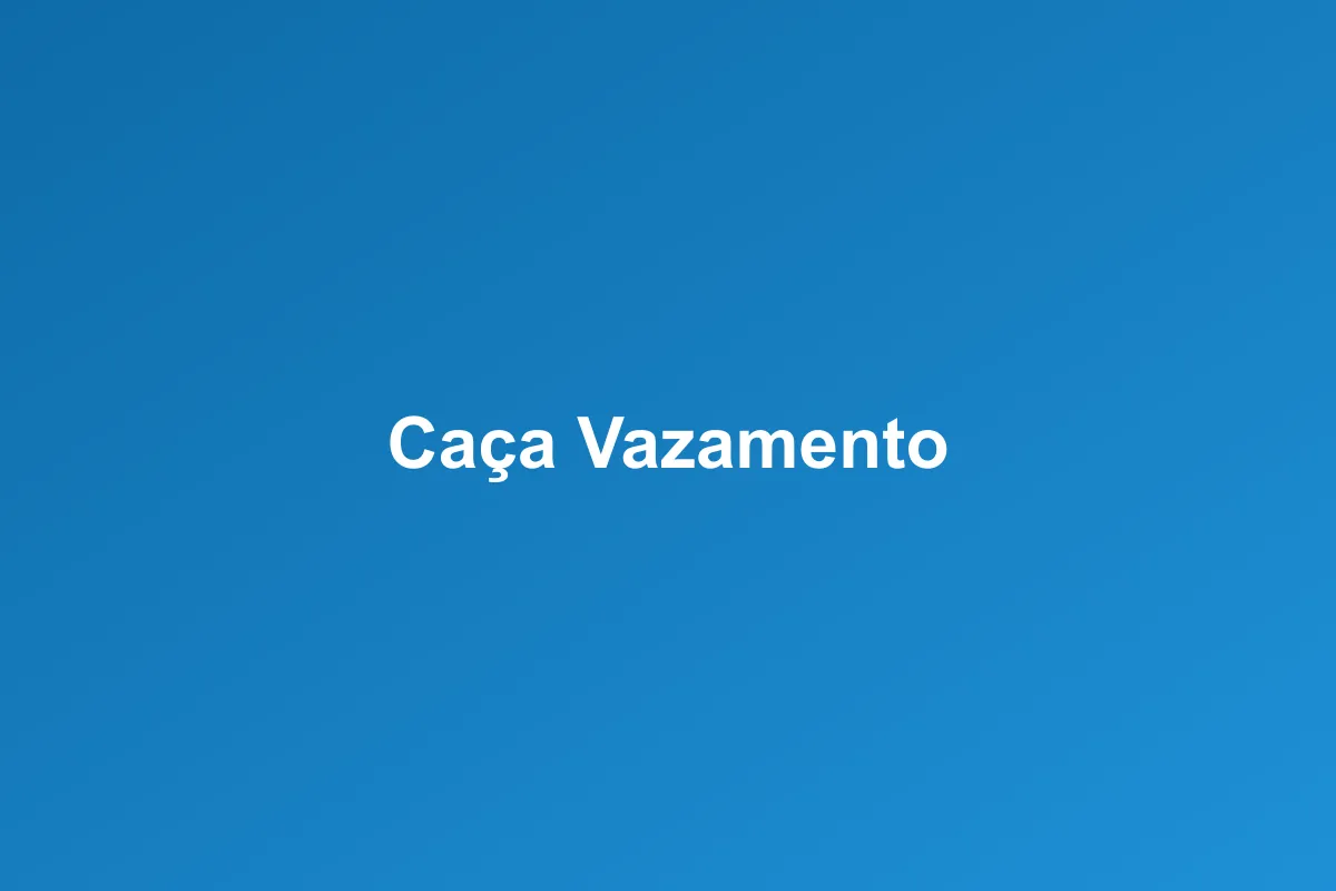 Caça-vazamento de Gás em Sorocaba